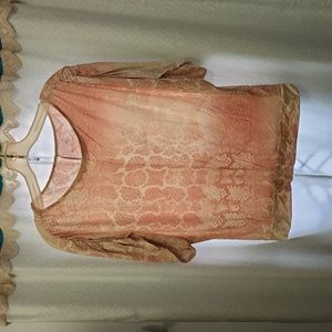 Juicy Couture Shimmery Pink Snake Skin Top Medium